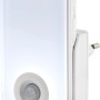 Weißes OBI LED-Nachtlicht mit Ladestation und Bewegungssensor.