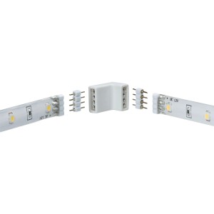 Paulmann YourLED Eckverbinder 4er-Pack, weiß-schwarz, für LED-Streifen