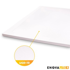 ENOVALITE LED Panel 62x62cm 36W 4320lm OSRAM Netzteil Rasterdeckenleuchte UGR19 Deckenleuchte für Büro