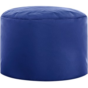 Blauer Sitting Point Hocker Scuba DotCom (60 l) für Indoor & Outdoor.