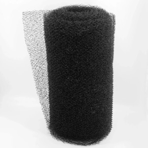Aquagart Böschungsmatte, Krallmatte, Ufermatte, 60m x 1m, schwarz, UV-stabil für Teichbepflanzung.
