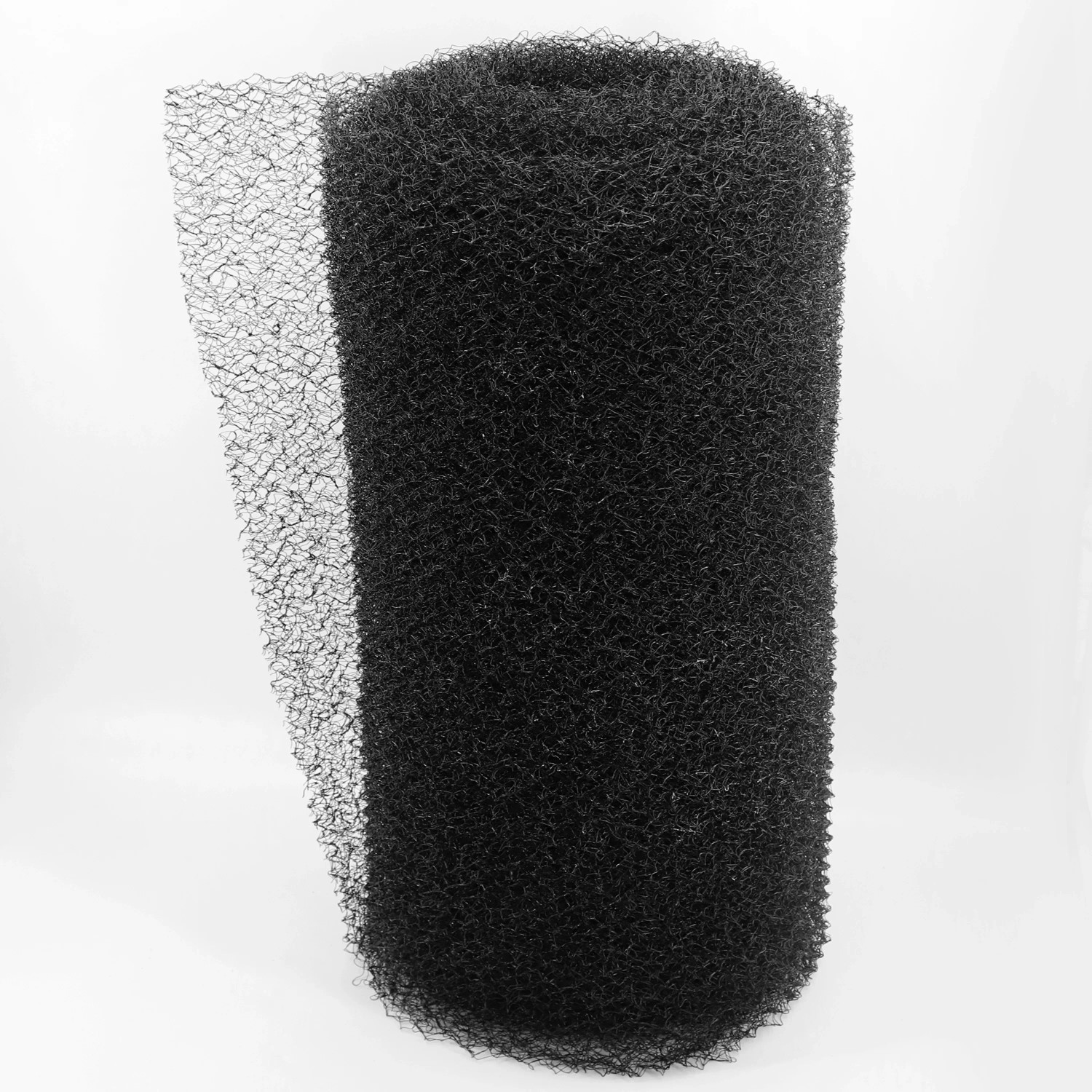 Aquagart Böschungsmatte, Krallmatte, Ufermatte, 60m x 1m, schwarz, UV-stabil für Teichbepflanzung.
