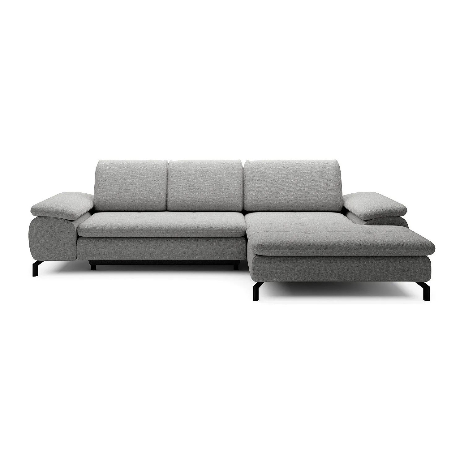Vente-unique Schlafsofa Archibald Grau 265 cm