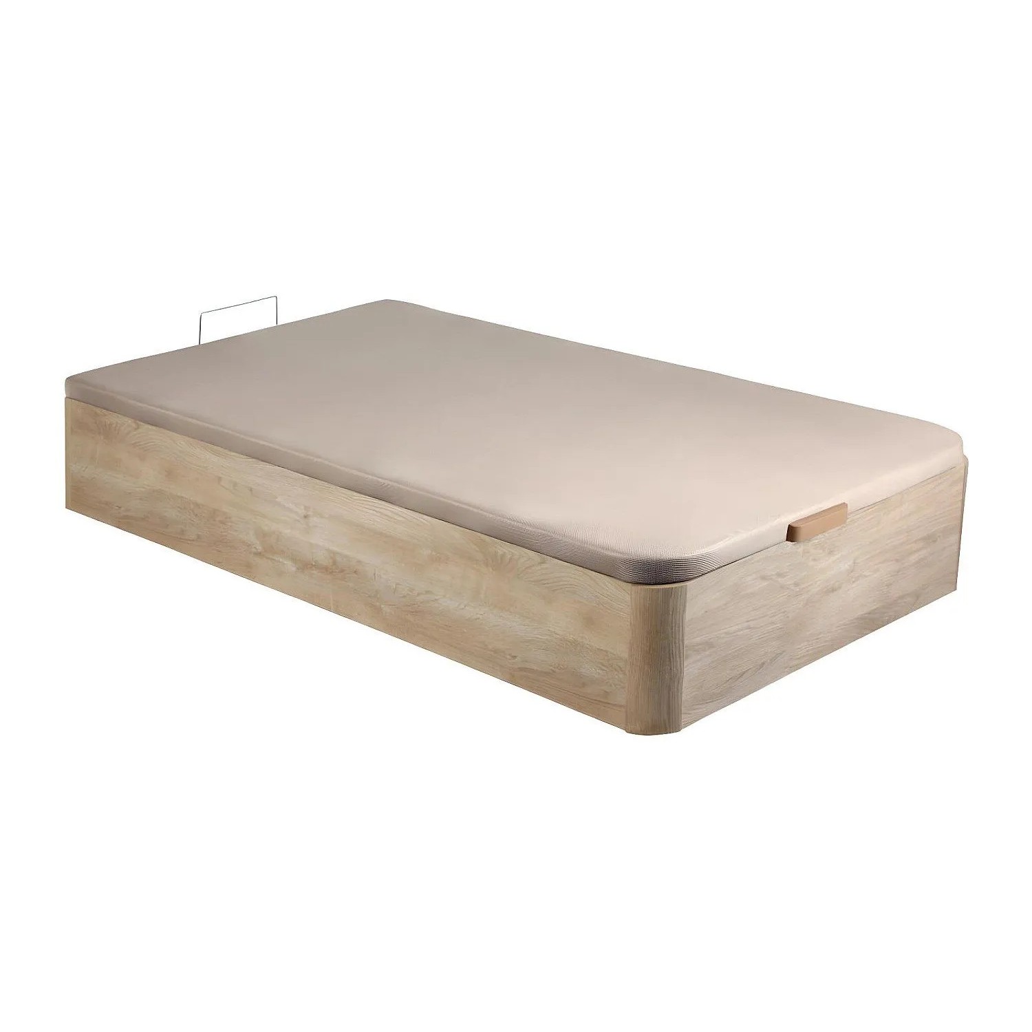 Vente-unique Bettgestell Mit Bettkasten Hestia Naturfarben Hell 200 cm