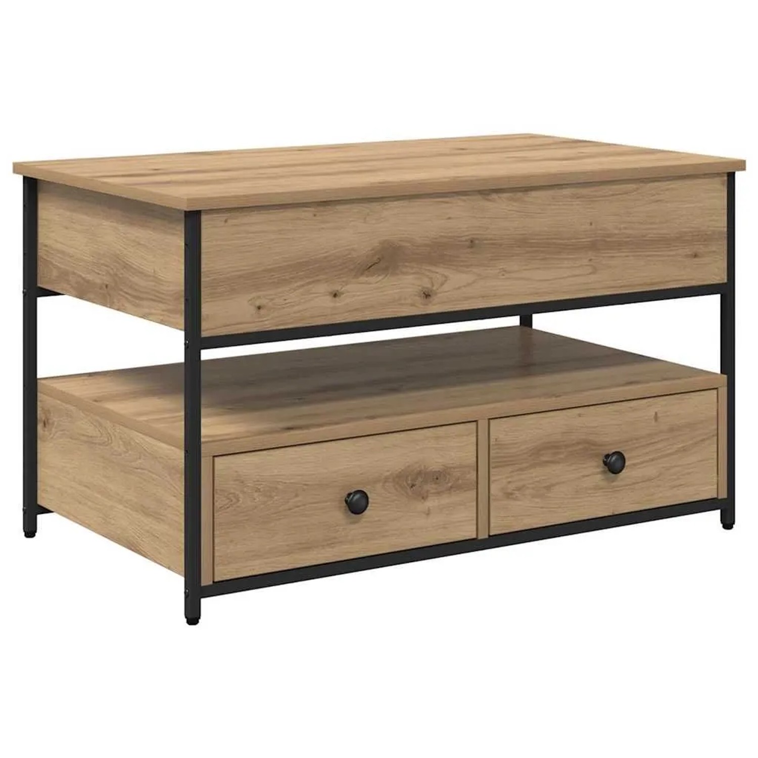 vidaXL Couchtisch Artisan-Eiche 85 x 50 x 50 cm Holzwerkstoff 883056 günstig online kaufen