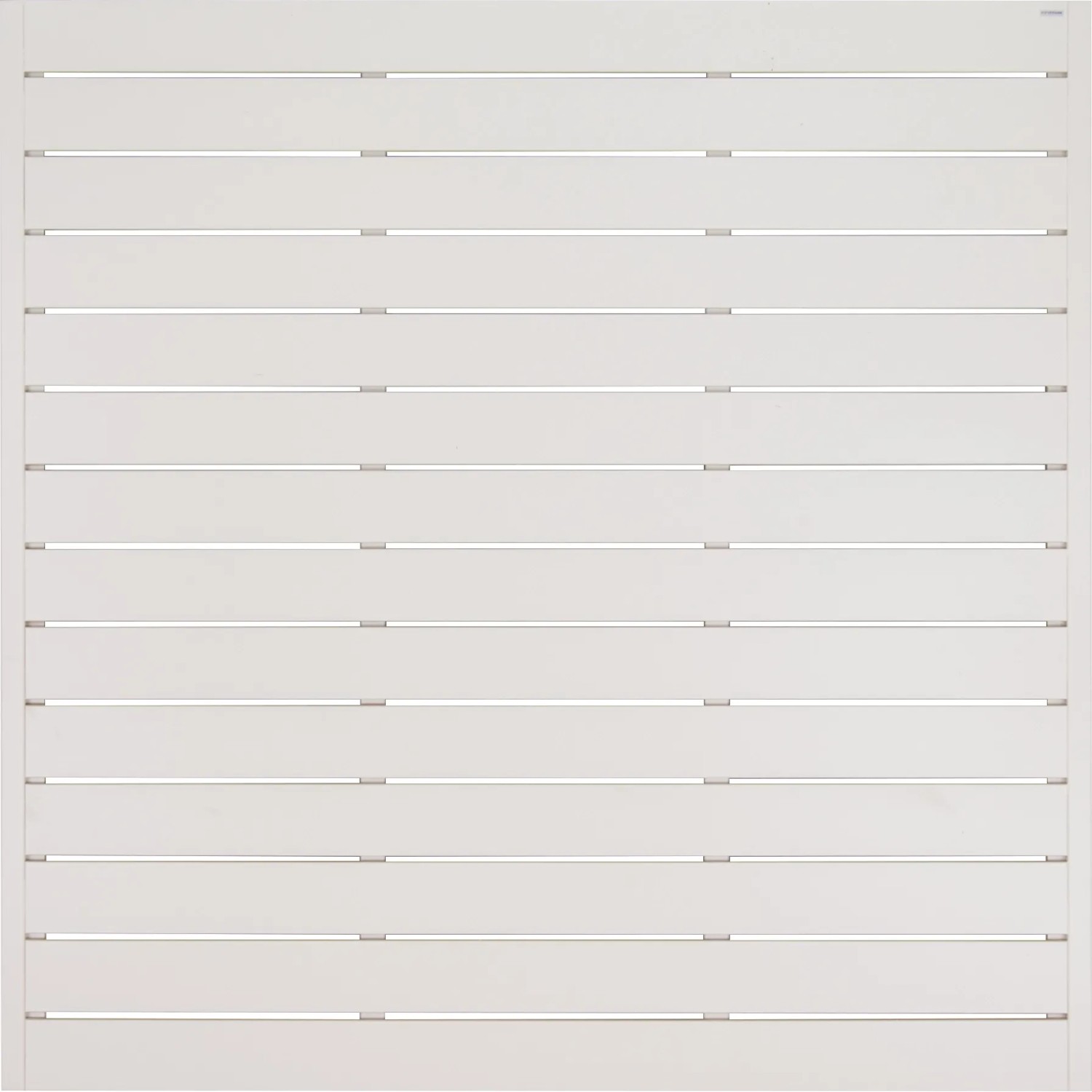 Lackiertes Sichtschutzzaunelement Faro Cream, 180x180 cm, aus Holz für den Garten.