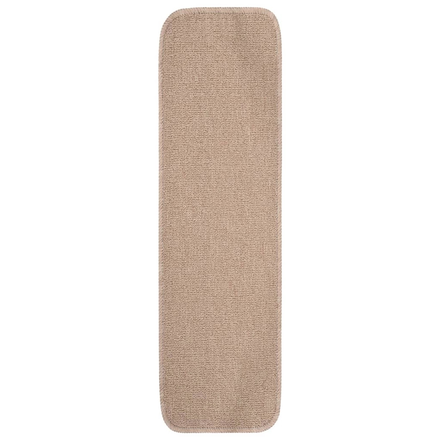 vidaXL Antirutsch Stufenmatten 15 Stk 75x20 cm Beige Rechteckig 340403 günstig online kaufen