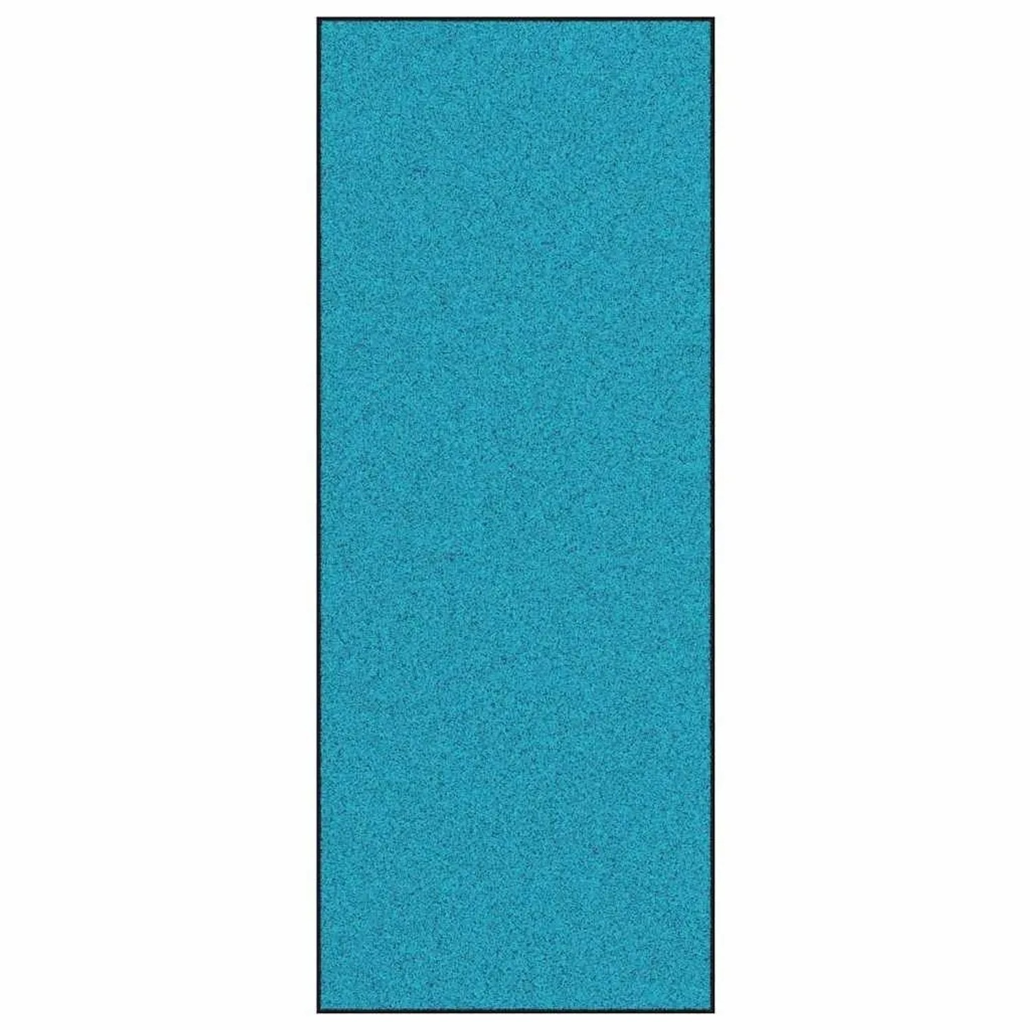 vidaXL Fußmatte Cyan und Schwarz 120 x 300 cm Polyamid und PVC 4100750 günstig online kaufen