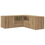 vidaXL Eckregal Artisan-Eiche 200x40x45 cm Holzwerkstoff 3307836_5