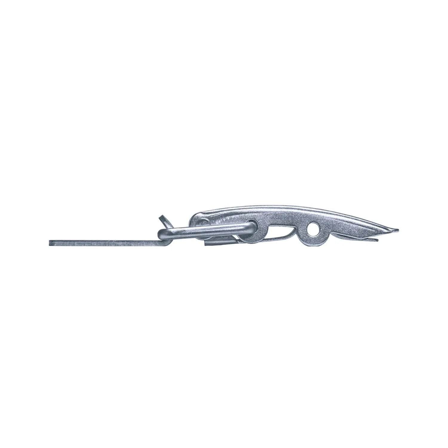GOEBEL Spannverschluss aus Aluminium, Kappenschloss mit Gegenhaken für Kisten und Koffer.