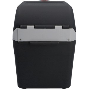 AEG Bord-Bar BK 6 l Kühlbox für Auto, schwarz mit grauem Verschluss.