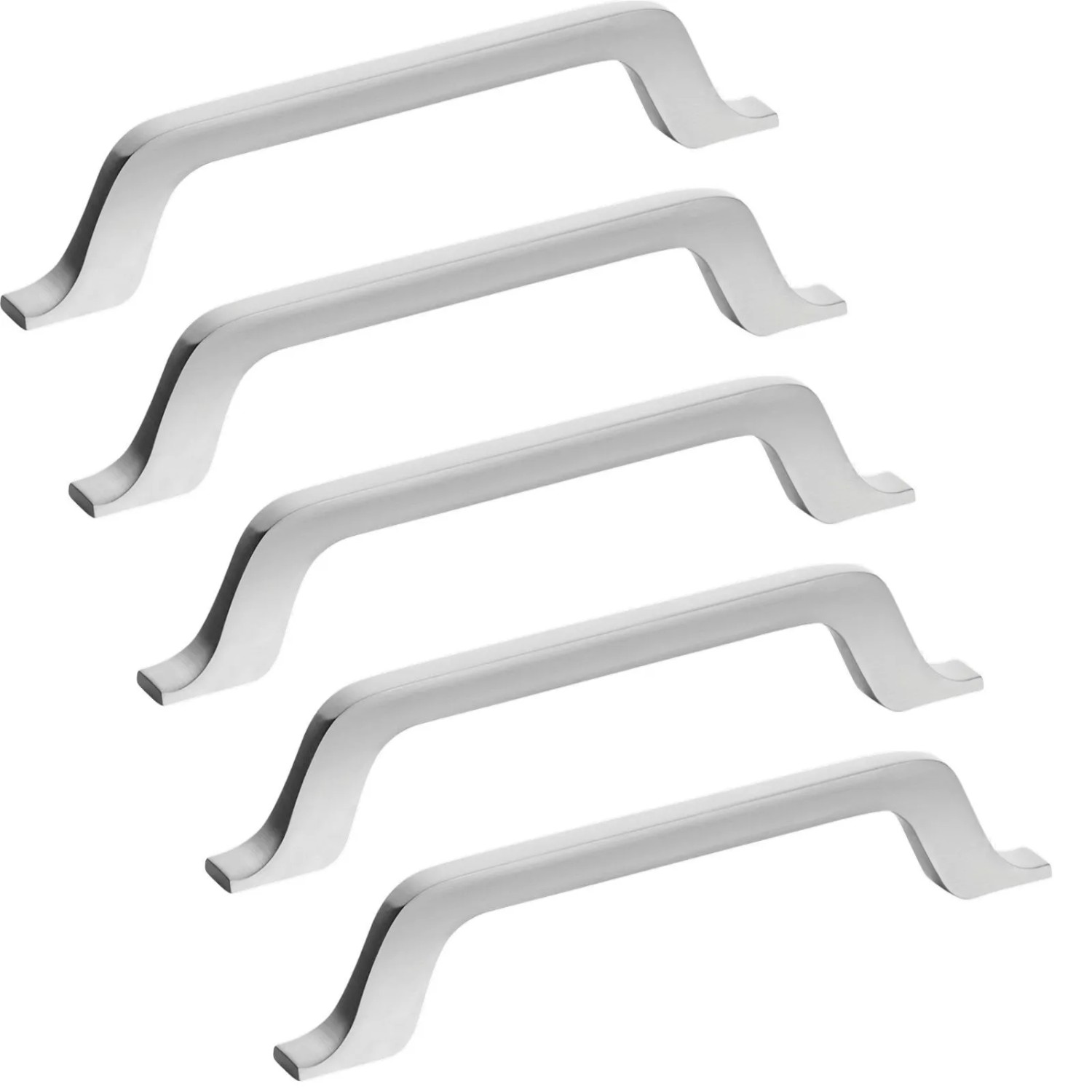 SOTECH 5x Möbelgriff FormLine WAVE BA 160mm Edelstahloptik