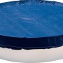 Blaues Steinbach Sommerabdeckplane für ein Rundbecken mit Ø 460 cm.