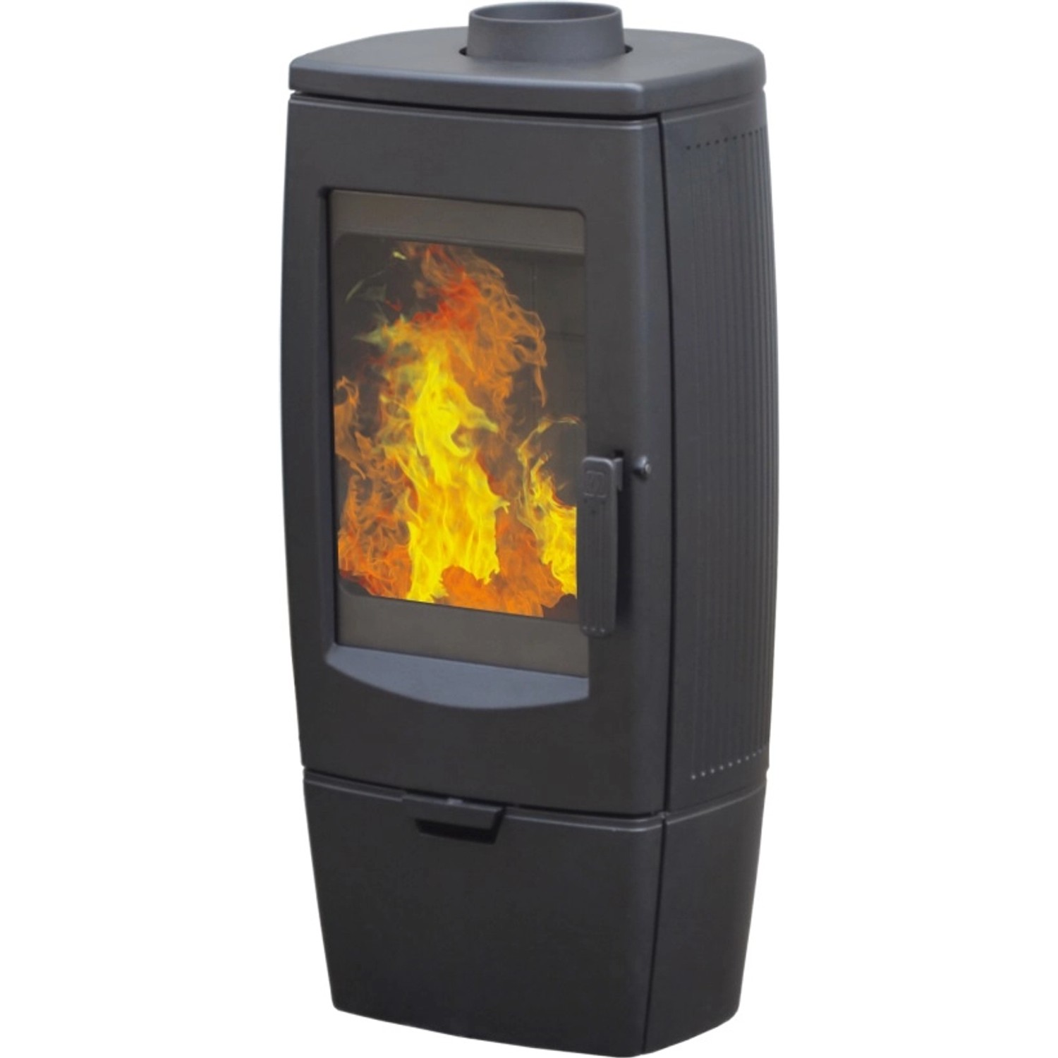 Plamen Gusskaminofen Gala Schwarz und 8 kW günstig online kaufen