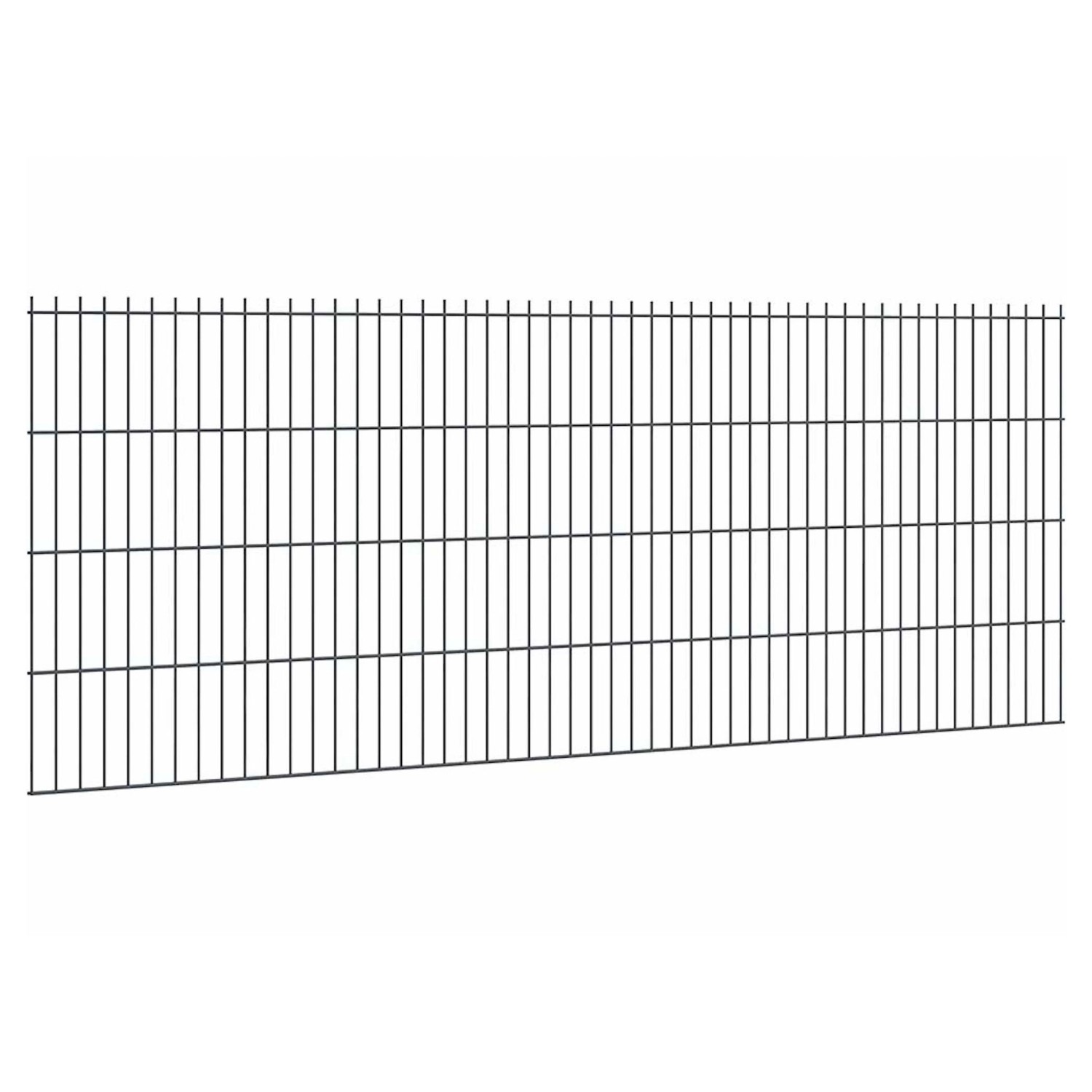 Doppelstabmattenzaun Stärke 6/5/6 Anthrazit 83 x 251 cm günstig online kaufen