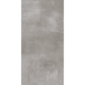 Bodenfliese Denver, Feinsteinzeug, grau, matt, 60x120 cm. Betonoptik für Innen- und Außenbereich.