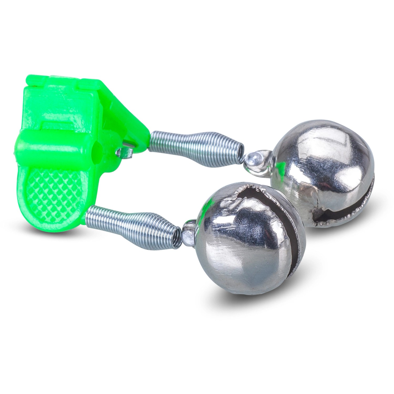 Westline Doppel-Rutenglocke Fluo mit Klemme 2 Stück