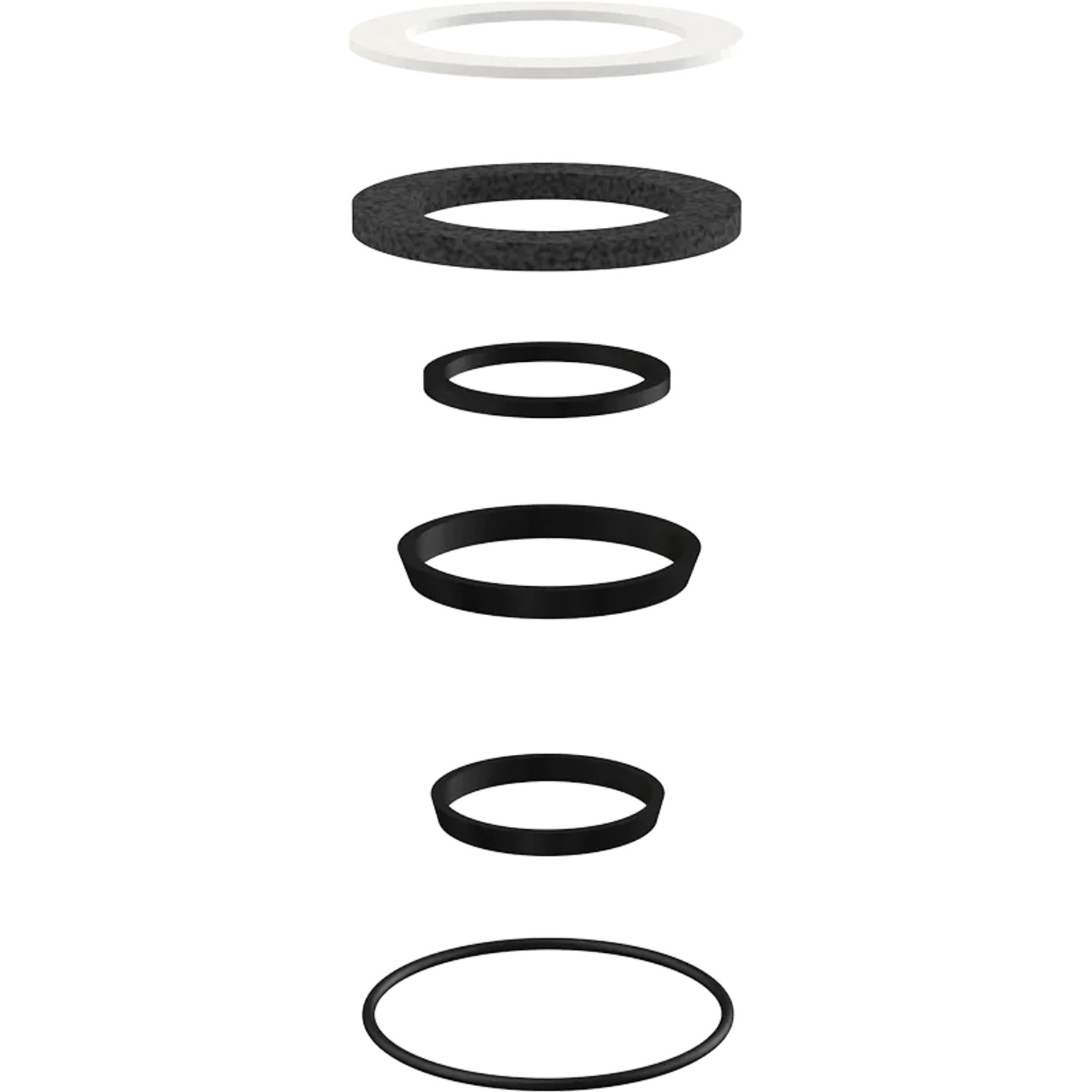 Alcadrain Dichtungssatz für Spülbeckensiphons, 6er-Set
