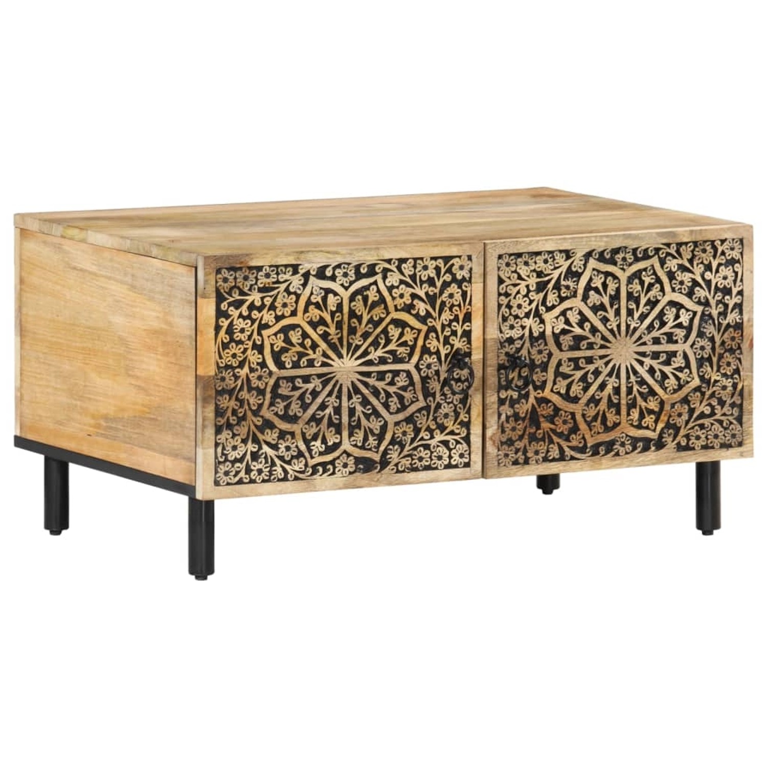 vidaXL Couchtisch 80x50x40 cm Massivholz Mango 358217 günstig online kaufen