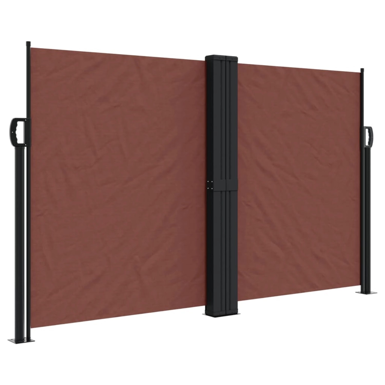 furnicato Seitenmarkise Ausziehbar Braun 140x1200 cm günstig online kaufen