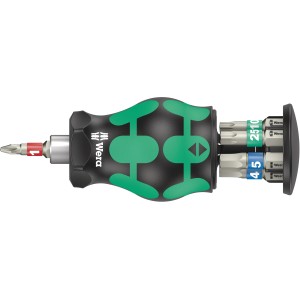 Wera Bicycle 11 Set, 7-teiliges Fahrradwerkzeug mit Bit-Magazin und ergonomischem Griff.