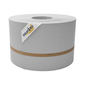 Rolle zaunzu Sichtschutz Premium, lichtgrau, 50m für Doppelstabmattenzaun.