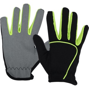 LUX Kinderhandschuhe in Neongelb, Größe 6, für Garten und Sandkasten.