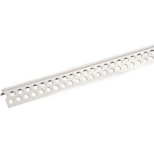 Knauf PVC-Eckschoner, 2500mm, für Gipskartonplatten, Kantenschutz mit Lochmuster.