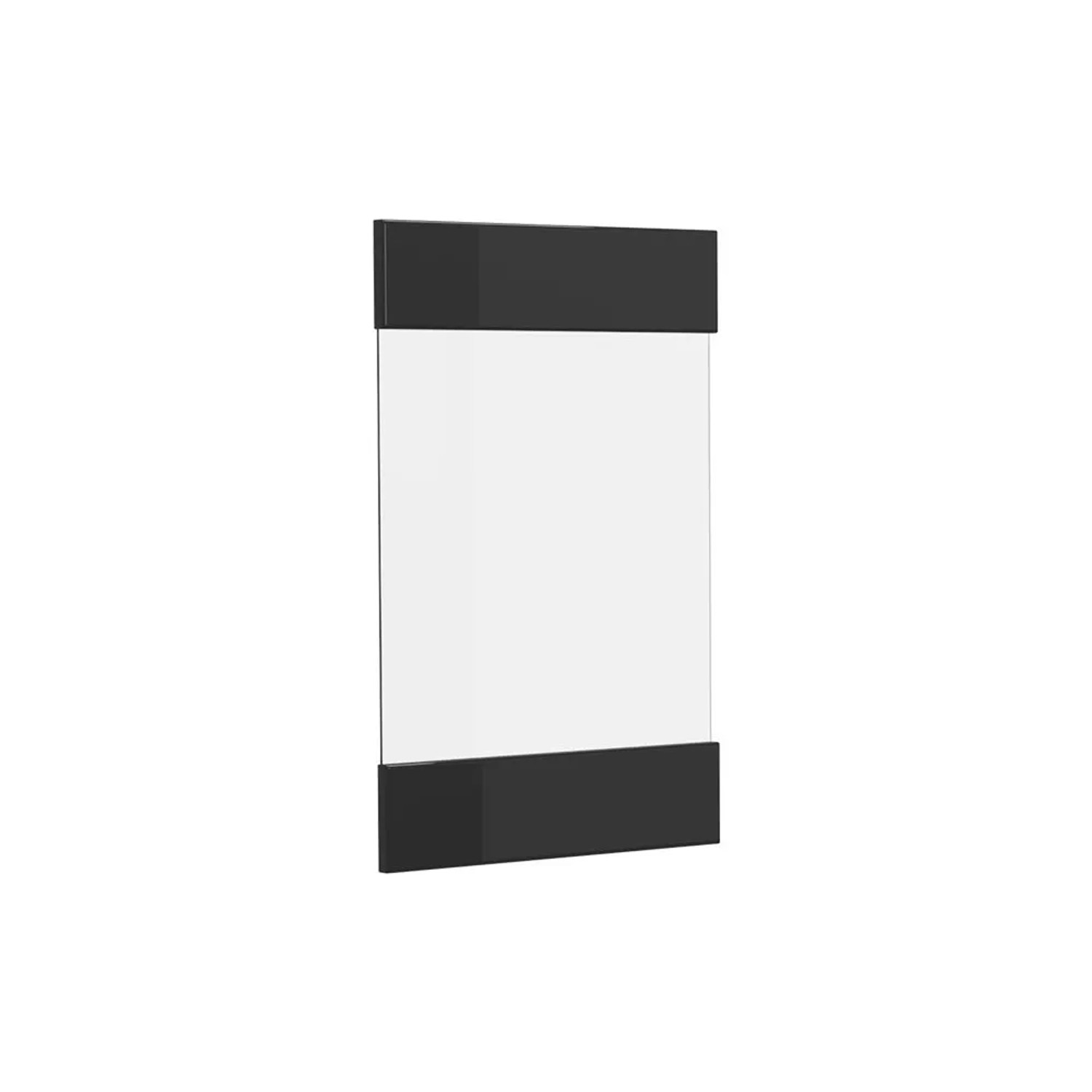 Vicco Küchenfront R-Line Schwarz Hochglanz 40 x 59 Möbelfront für den Hängeglasschrank Art Nr 40904
