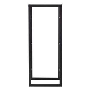 ML-Design Kaminholzregal, 60x150 cm, schwarz, Metall, für Innen & Außen.