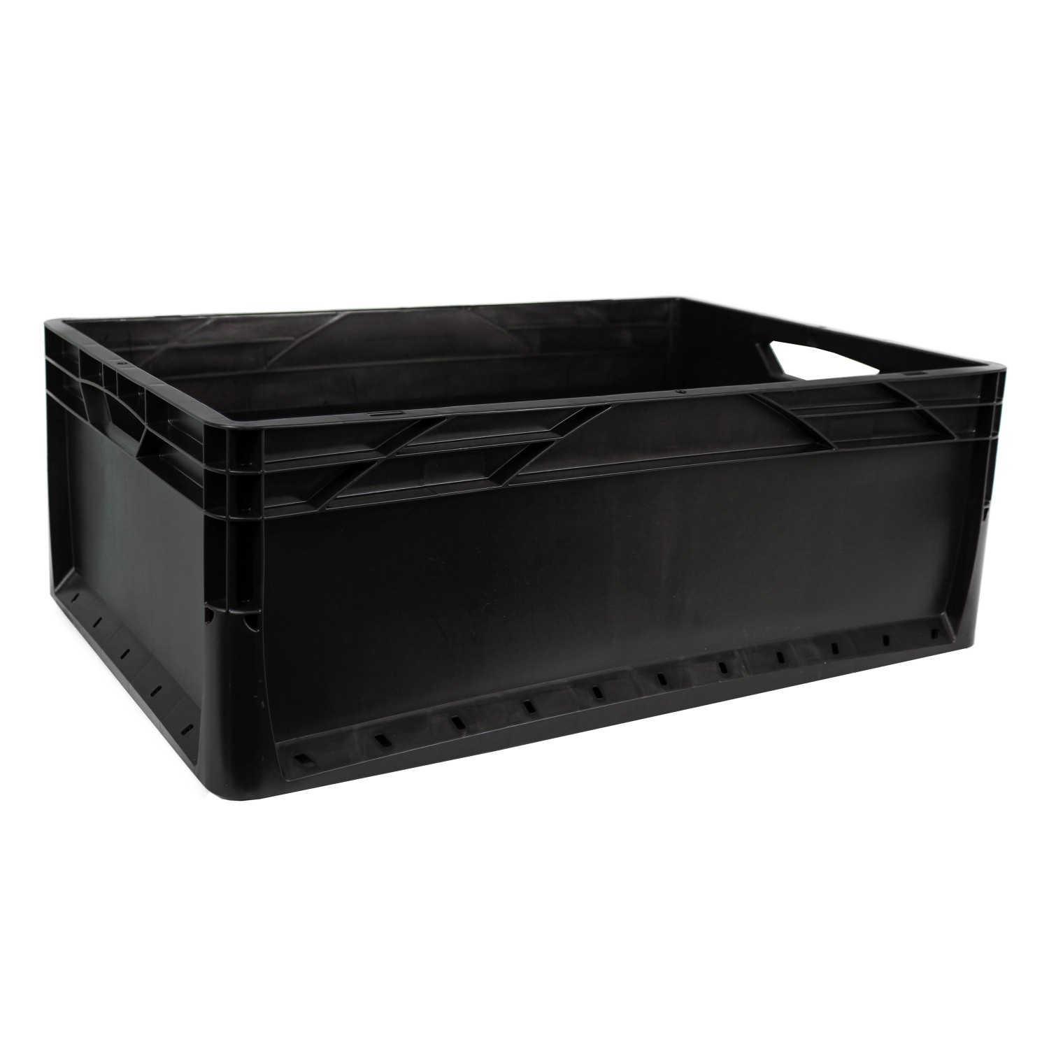 Eurobox-System Box Vollwand 22 cm x 40 cm x 60 cm Schwarz