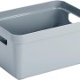 Sunware Aufbewahrungsbox Sigma Home, 13 l, blaugrau, mit Griffen. Ideal zur Aufbewahrung und zum Stapeln.