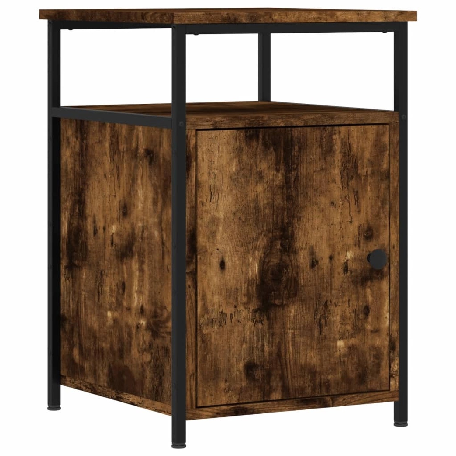 vidaXL Nachttisch Räuchereiche 40x42x60 cm Holzwerkstoff Modell 2 günstig online kaufen