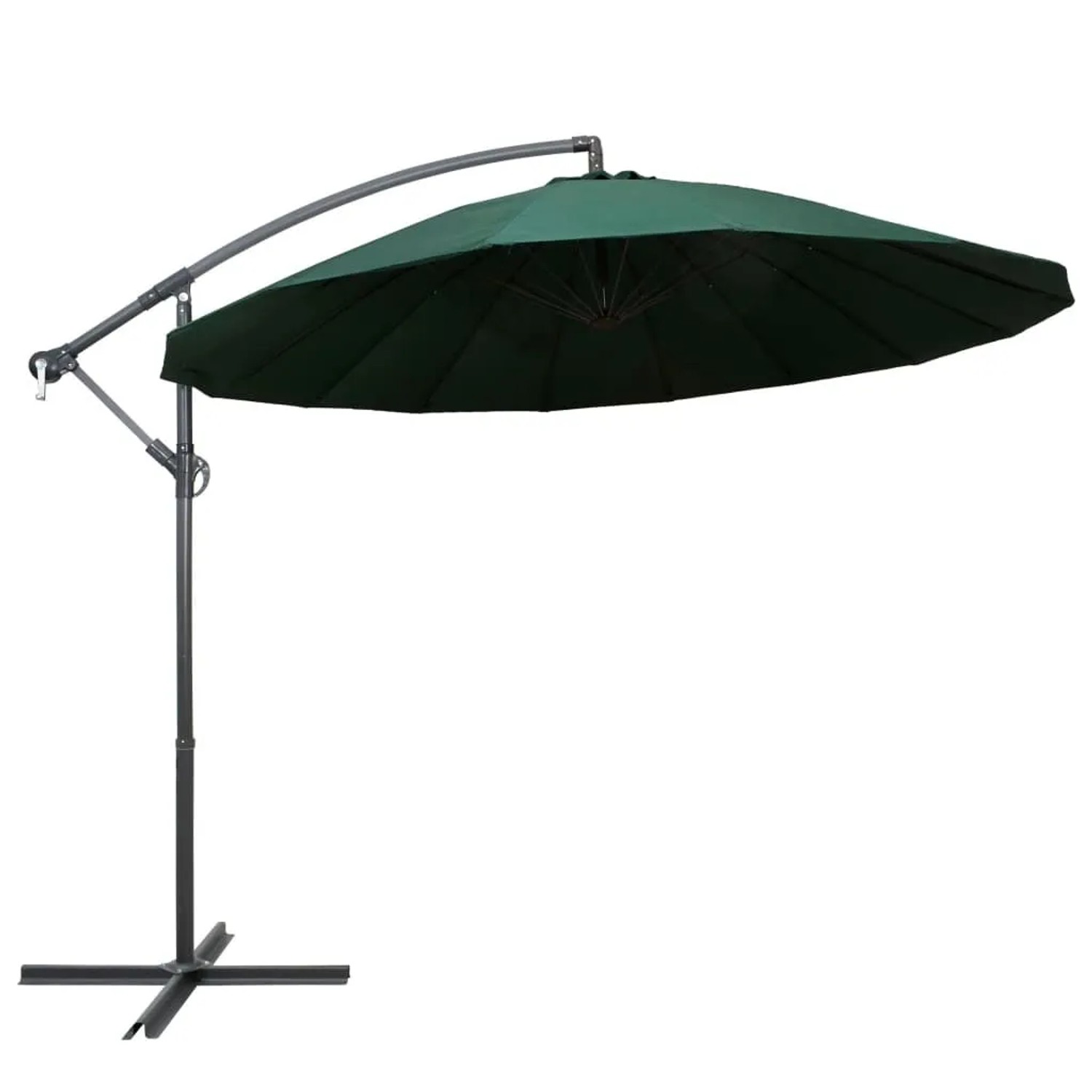 Image of Furnicato Ampelschirm Grün 3 M Aluminium-mast