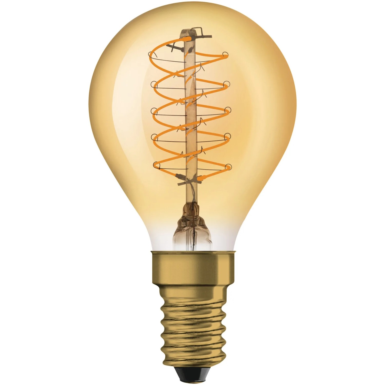 Osram LED-Leuchtmittel E14 Tropfenform, 3,4W, warmweißes Licht. Ideal für Wohnräume.