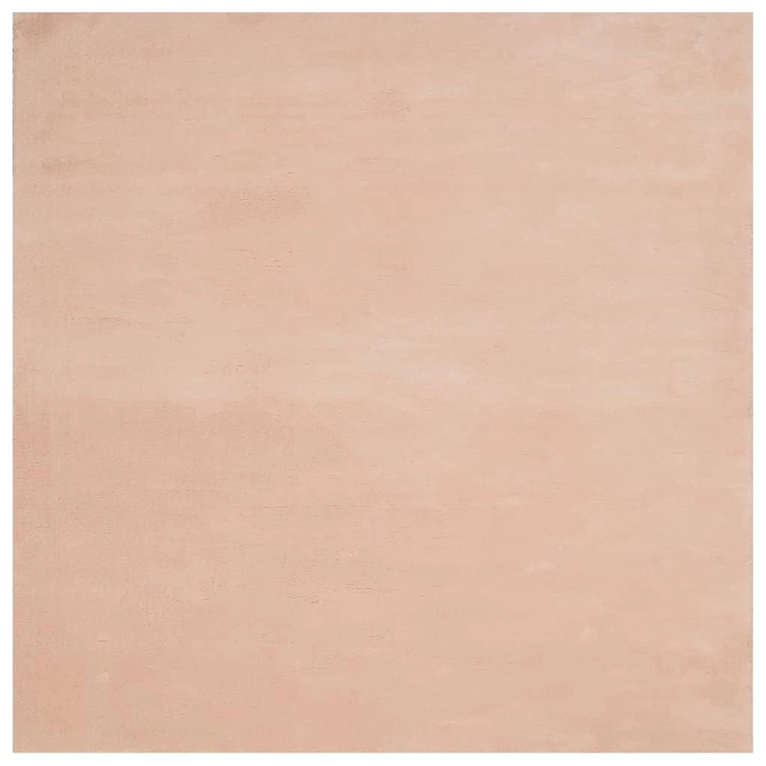 vidaXL Teppich Huarte Kurzflor Weich Und Waschbar Blassrosa 160x160 Cm 1931 günstig online kaufen
