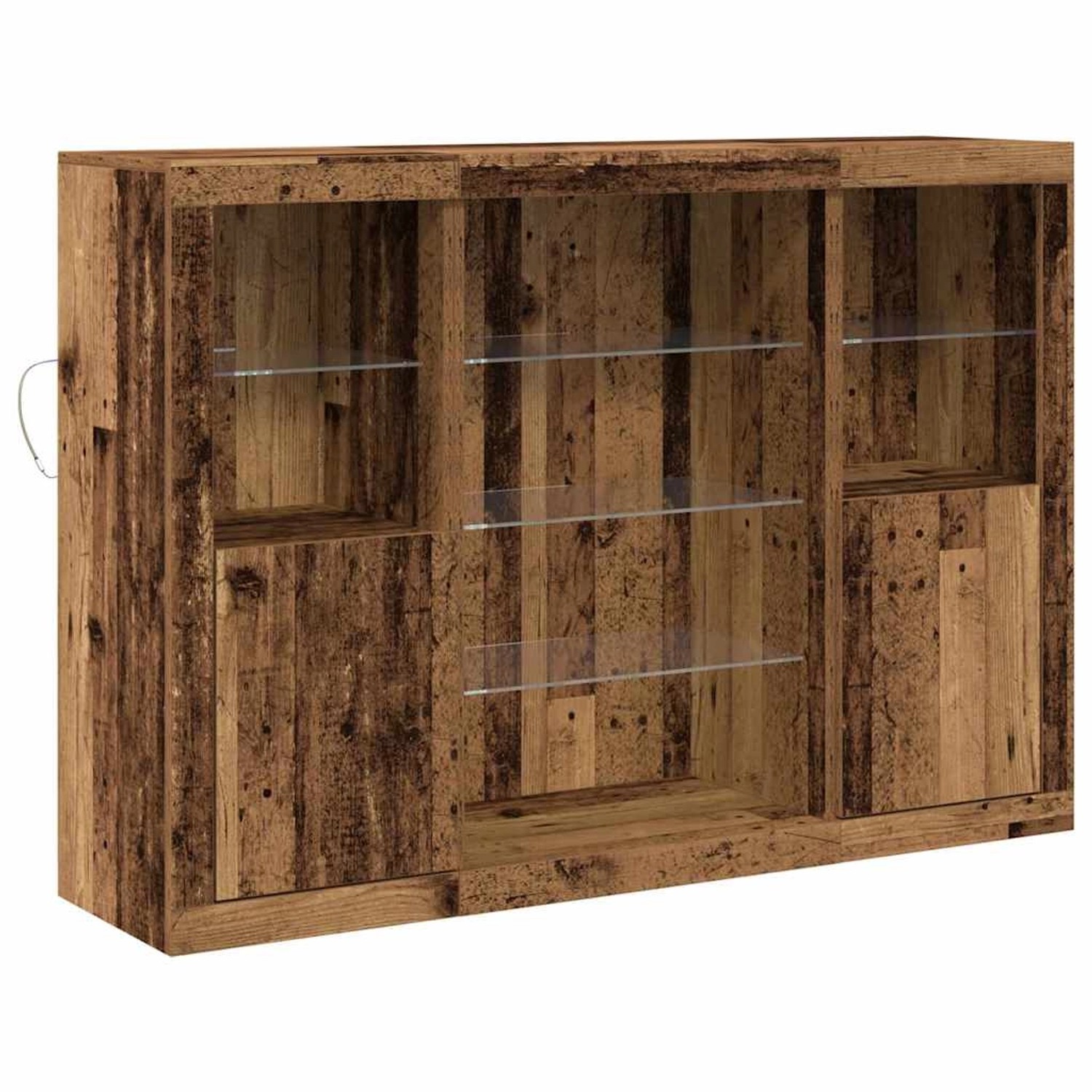 vidaXL Sideboard Altholz 142,5 x 37 x 100 cm Holzwerkstoff 3333120 günstig online kaufen