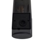 Schwarze Lindby Außenwandleuchte Heulo aus Aluminium, spritzwassergeschützt, E27 Fassung.
