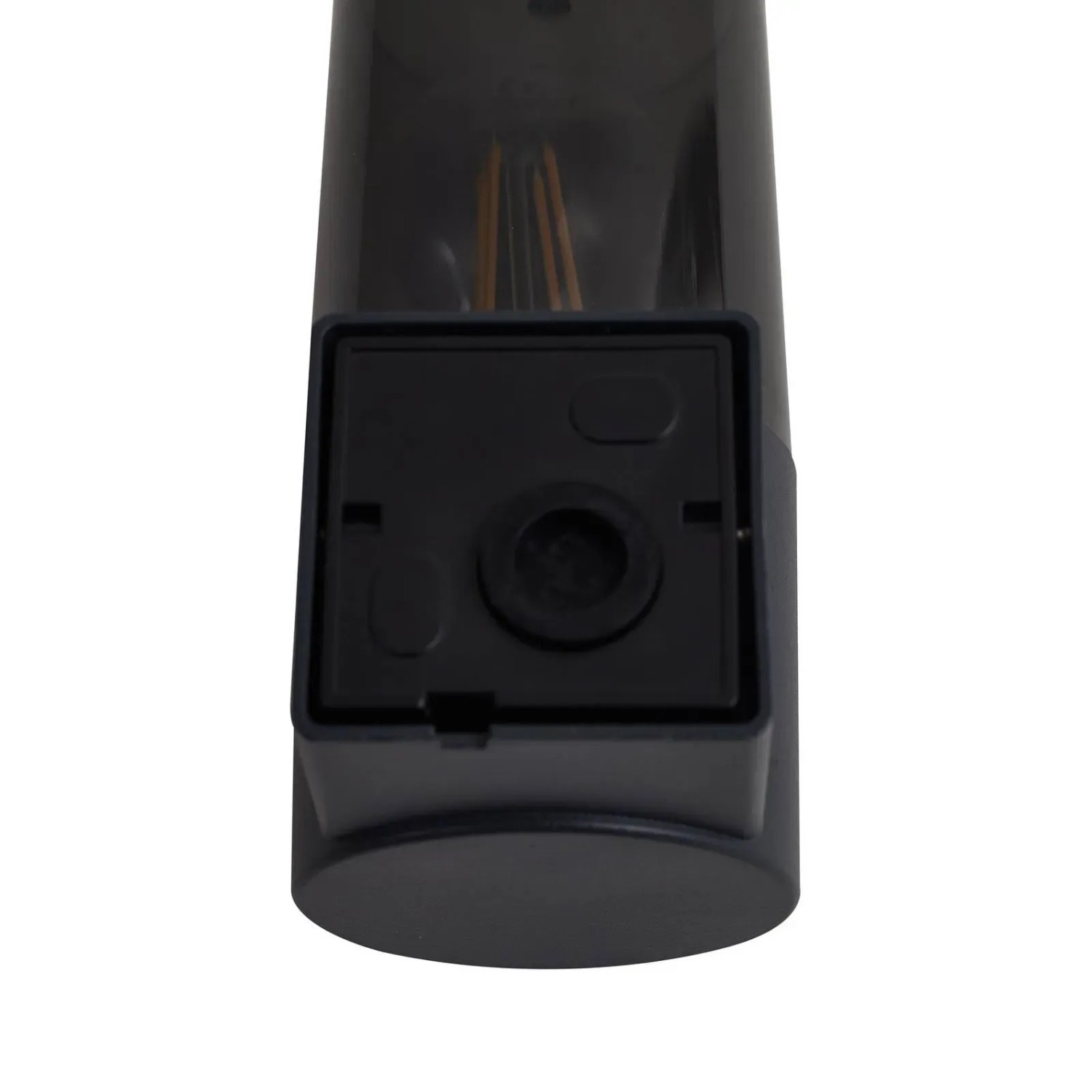Schwarze Lindby Außenwandleuchte Heulo aus Aluminium, spritzwassergeschützt, E27 Fassung.