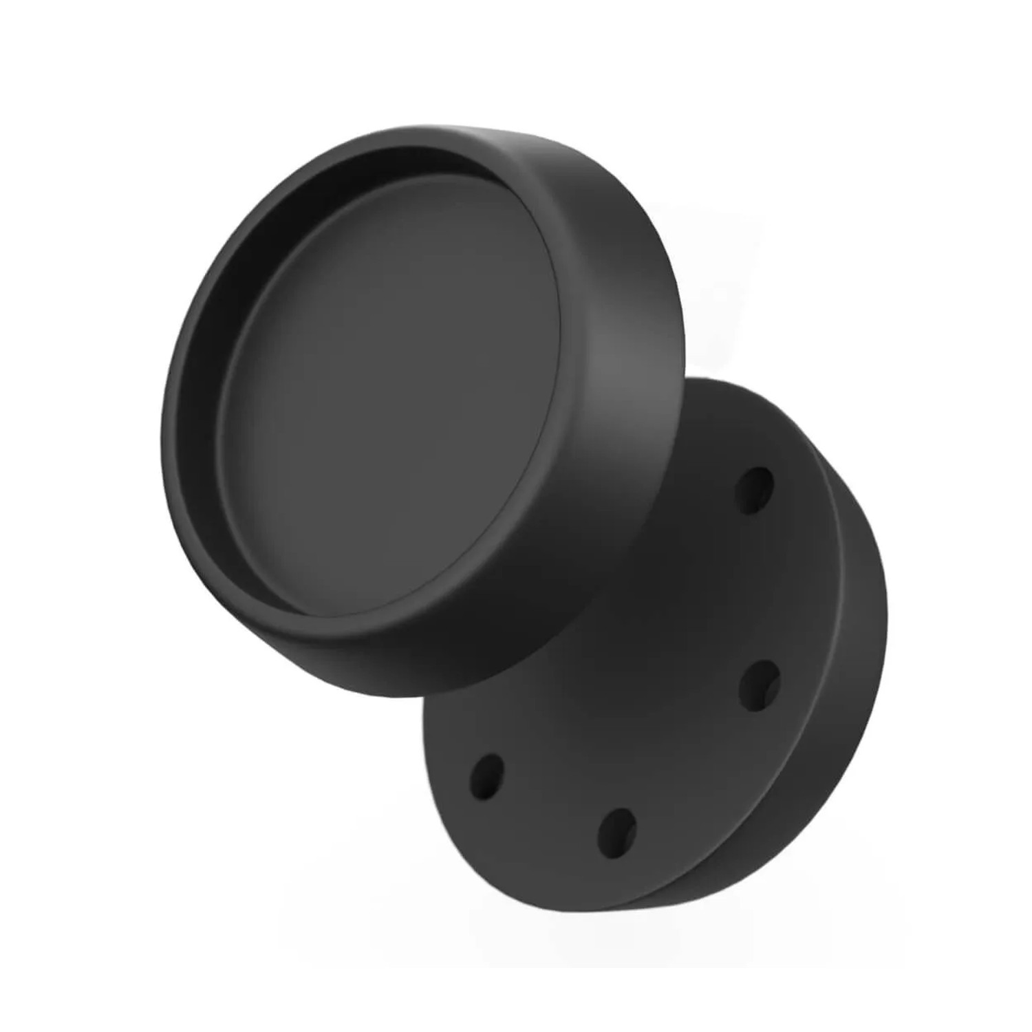 Bauheld Gummifüße Schwingungsdämpfer 67 x 60 mm 4 Stück Schwarz