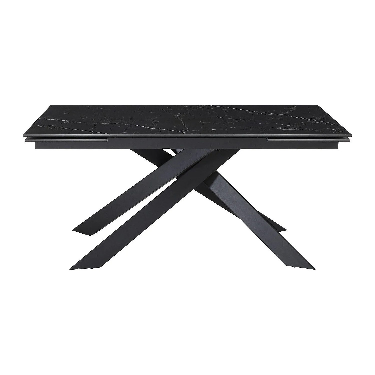 Vente-unique Esstisch Corema Schwarz 200 cm  160 cm  240 cm