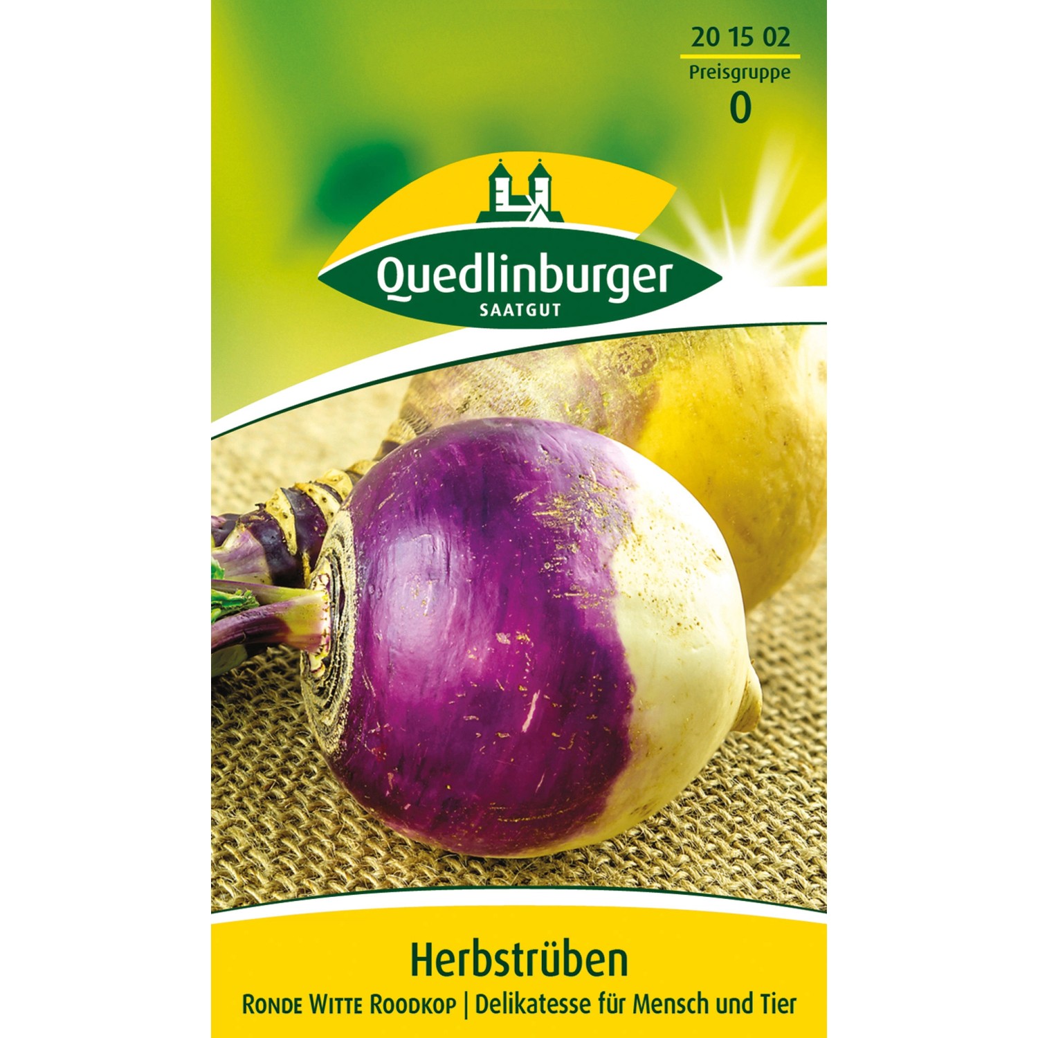 Quedlinburger Herbstrübe ''Ronde Witte Roodkop'' günstig online kaufen