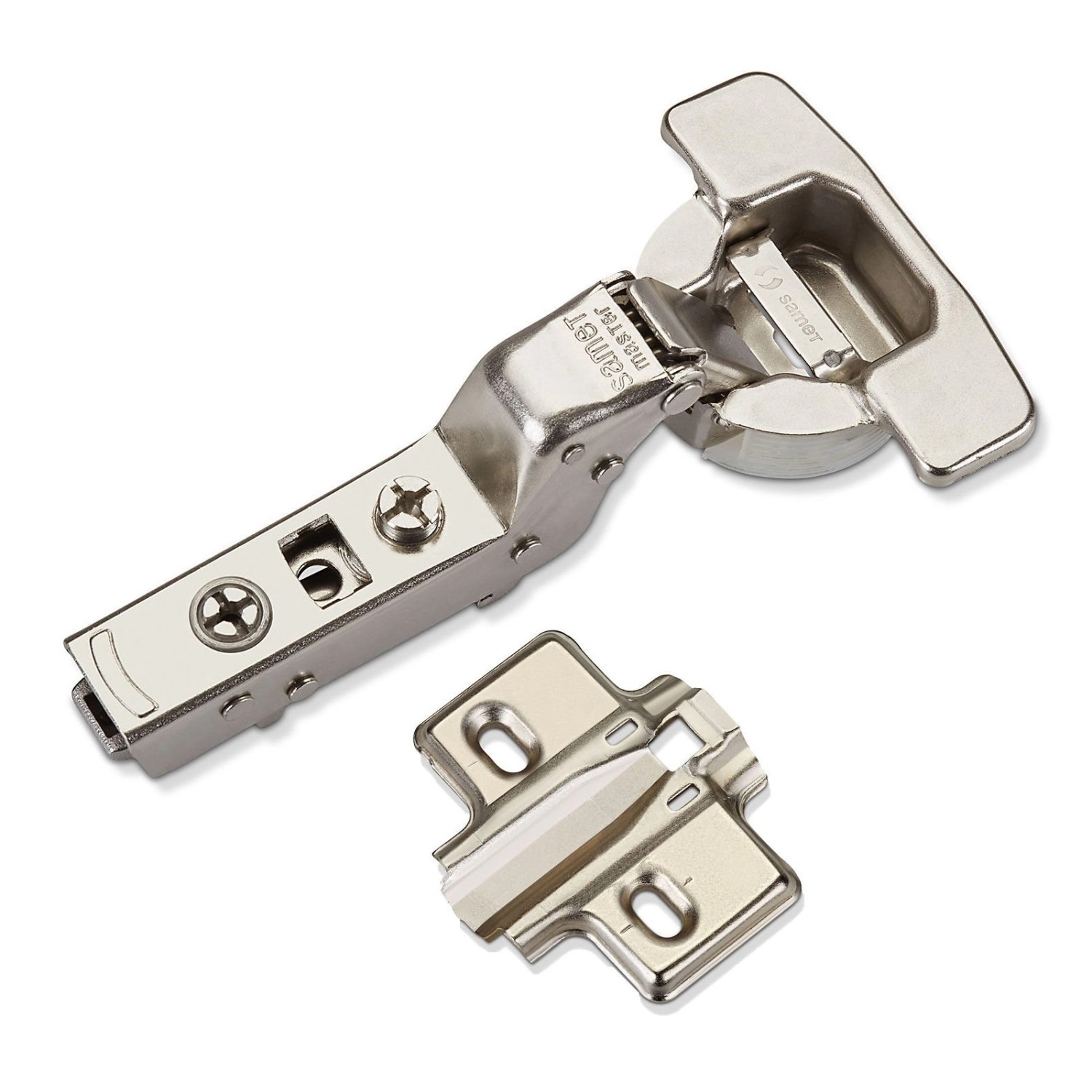 SOTECH MASTER TOOLLESS Topfband T45 Gedämpft Innenanschlag 110 Grad mit Langlochverstellung