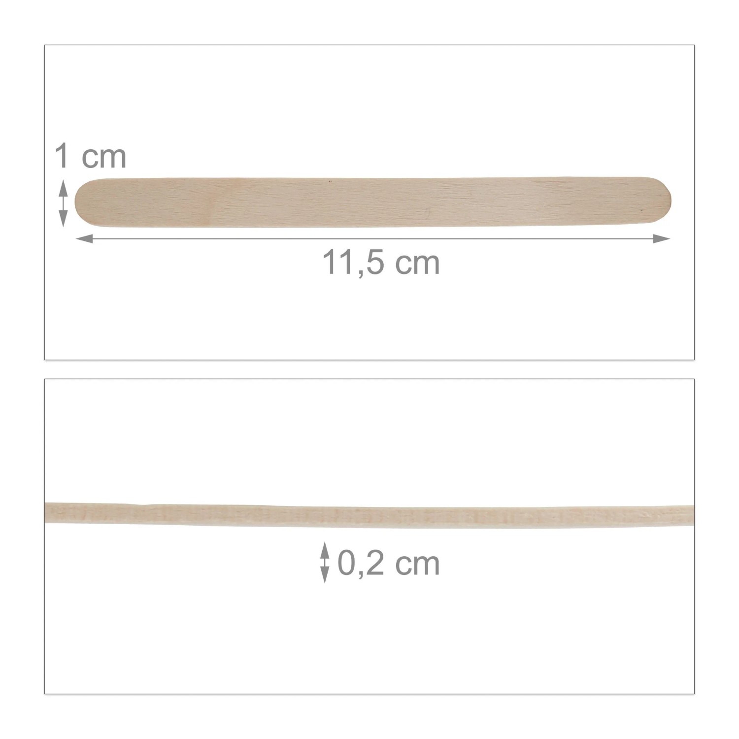 Relaxdays Eisstiele Holz Natur 500 Stück Hygienisch 11,5 cm x 1 cm x 0,2 cm 0,7 kg_4