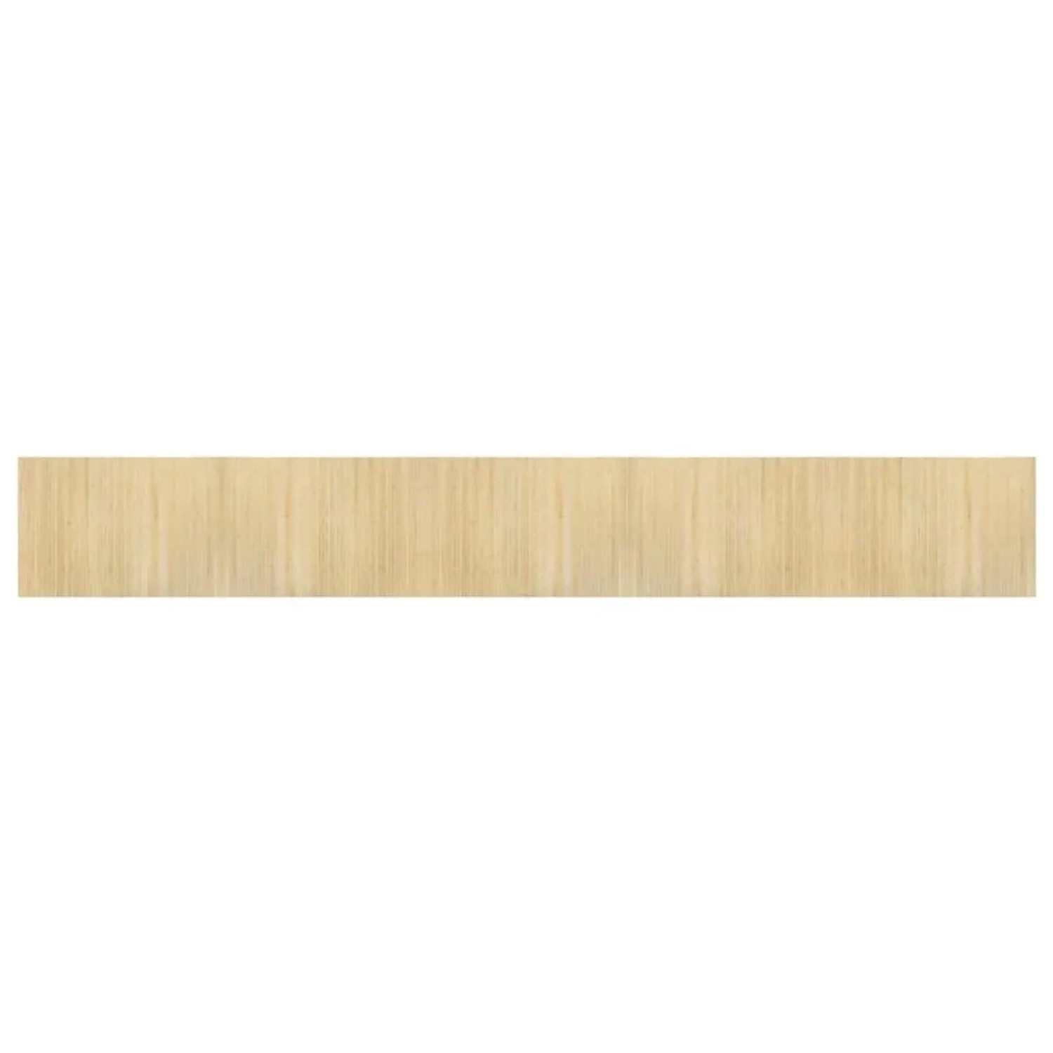 vidaXL Teppich Rechteckig Hell Natur 70x500 cm Bambus 376765
