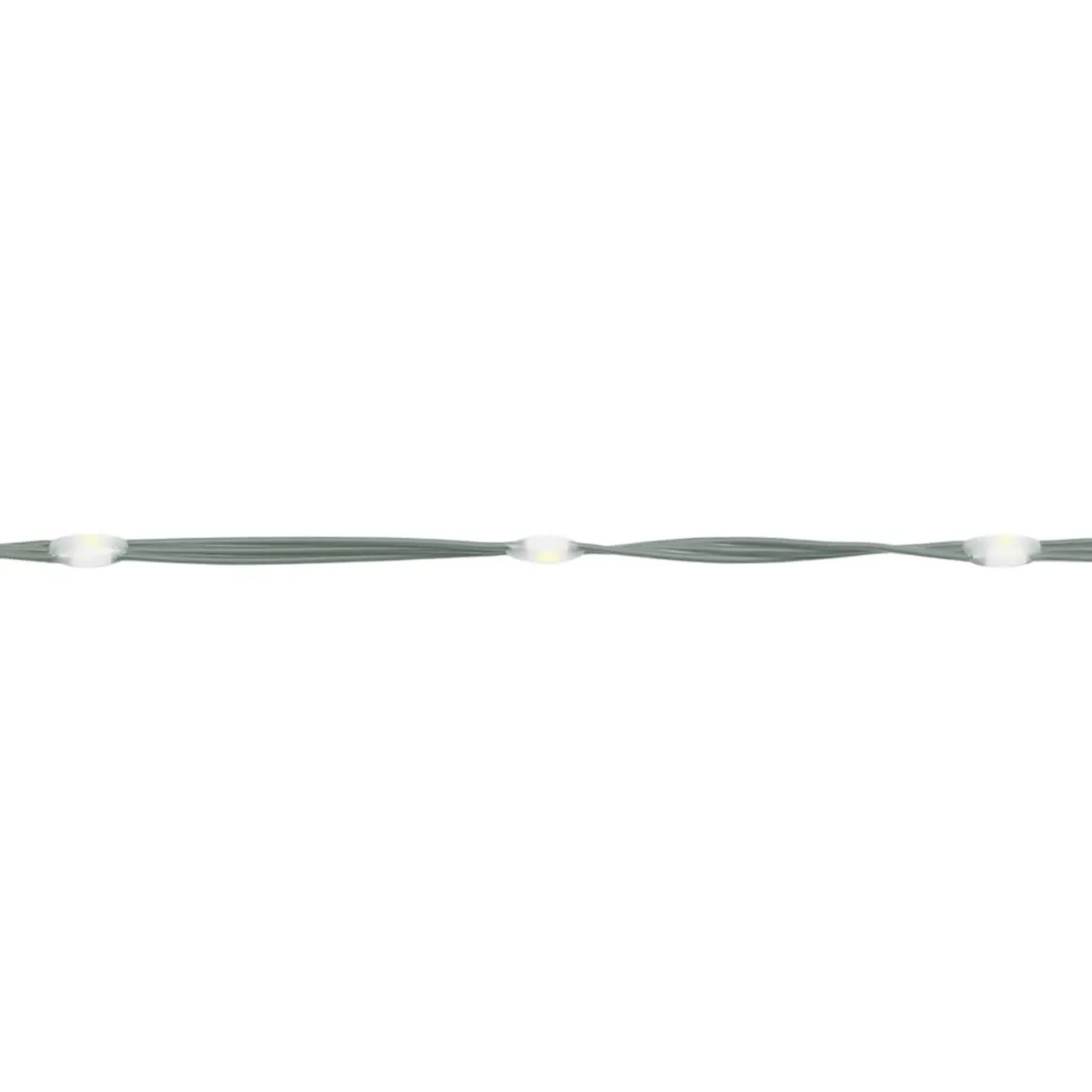 Detailaufnahme: LED-Lichterkette für vidaXL Weihnachtsbaum Kegelform, kaltweiß.