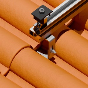 PVundSO Dachhaken Set 2 Stück für Solarmodule 3-Fach Verstellbar Edelstahl 5 mm