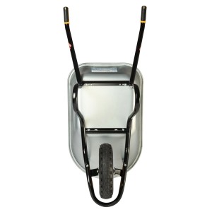 Haemmerlin Schubkarre Aktiv Premium, 110 l, verzinkte Mulde, Luftrad. Baugeräte für Garten & Baustelle.