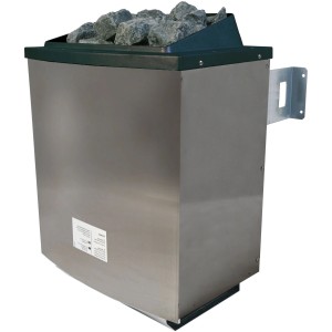 Karibu Saunaofen 9 kW Set mit Steinen, Edelstahl-Außenmantel. Saunaöfen & Zubehör für Ihr Saunaerlebnis.