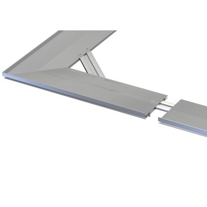 Verbindungs-Set für Randabschluss Rahmen (4 Stück) zur Verlängerung und Verschraubung der Rahmenstangen.